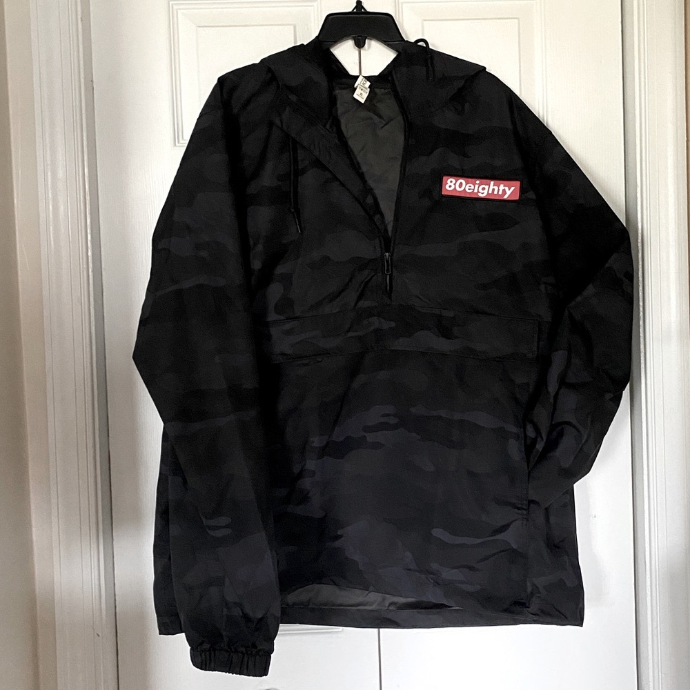 80eighty Black Camo Windbreaker Men’s XL